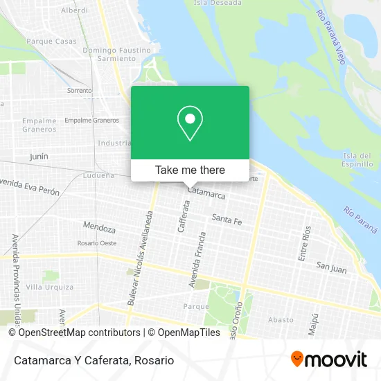 Catamarca Y Caferata map