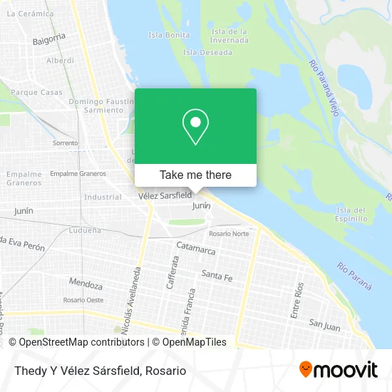 Thedy Y Vélez Sársfield map
