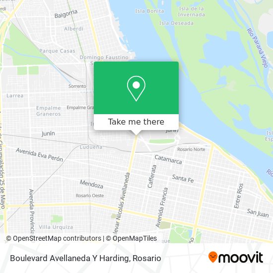 Boulevard Avellaneda Y Harding map