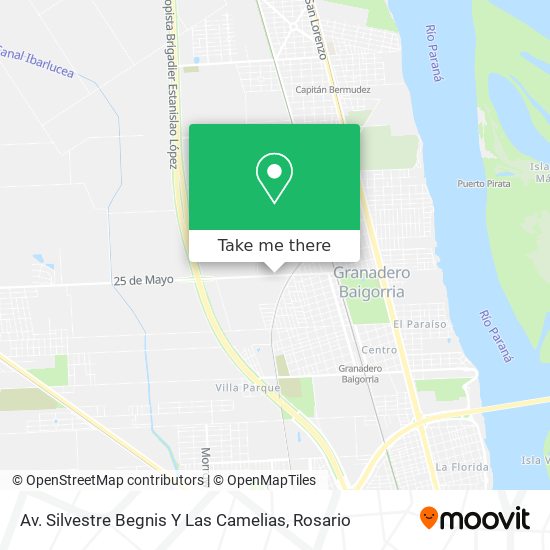 Mapa de Av. Silvestre Begnis Y Las Camelias