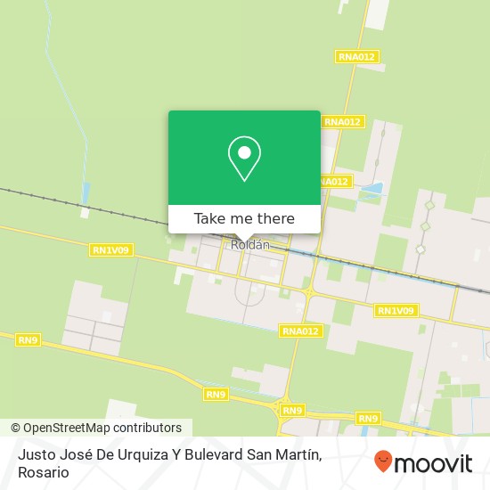 Mapa de Justo José De Urquiza Y Bulevard San Martín