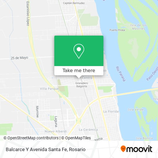 Balcarce Y Avenida Santa Fe map