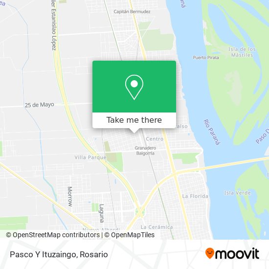Mapa de Pasco Y Ituzaingo