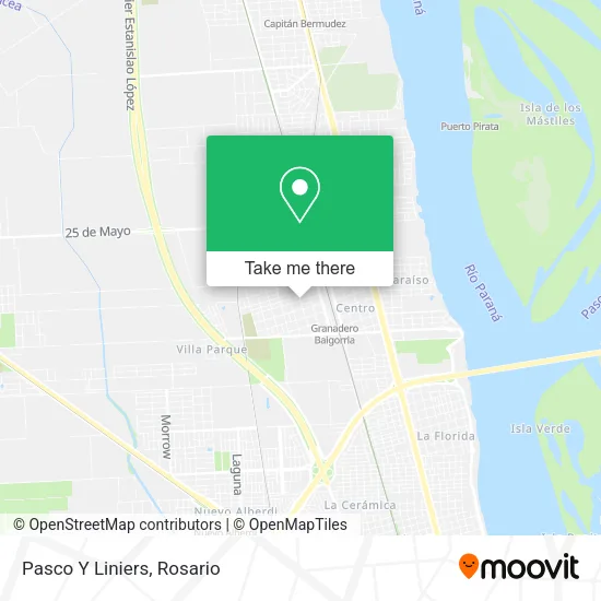 Mapa de Pasco Y Liniers