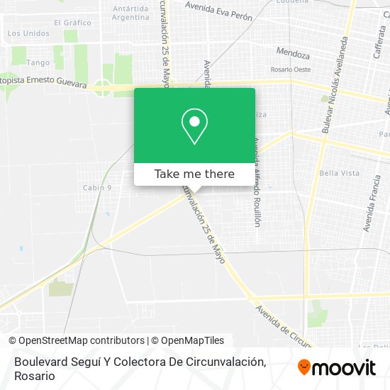 Boulevard Seguí Y Colectora De Circunvalación map