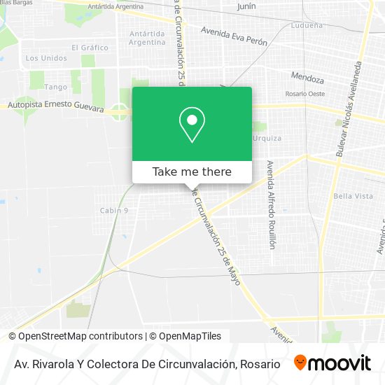 Av. Rivarola Y Colectora De Circunvalación map