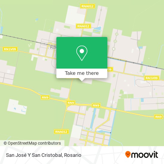 San José Y San Cristobal map