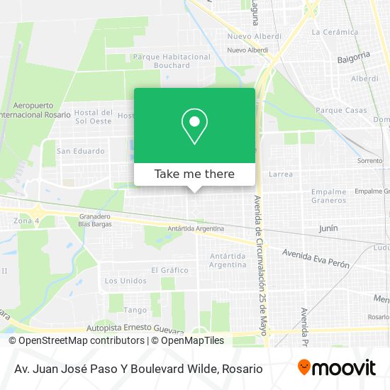 Av. Juan José Paso Y Boulevard Wilde map