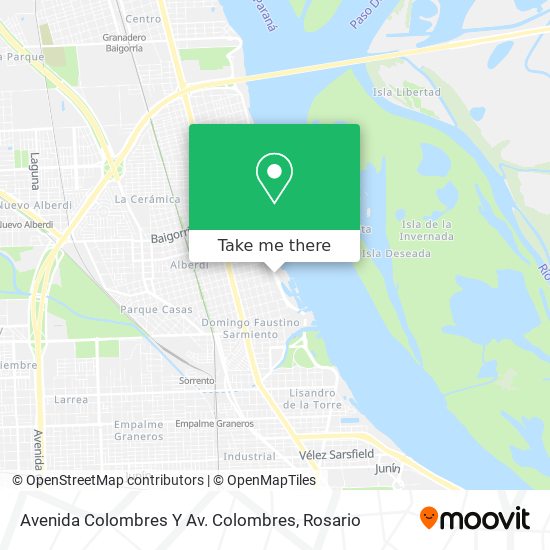 Avenida Colombres Y Av. Colombres map