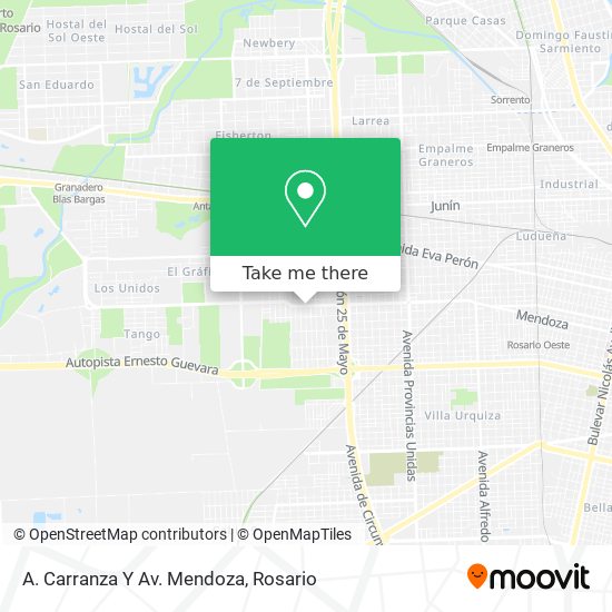 A. Carranza Y Av. Mendoza map