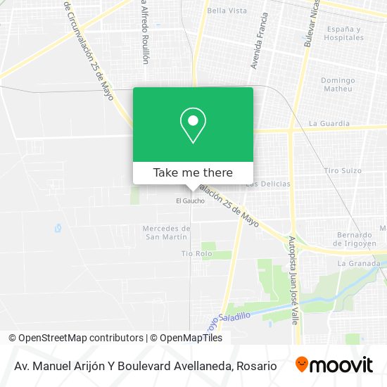 Av. Manuel Arijón Y Boulevard Avellaneda map