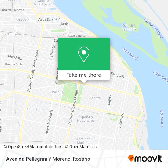 Mapa de Avenida Pellegrini Y Moreno