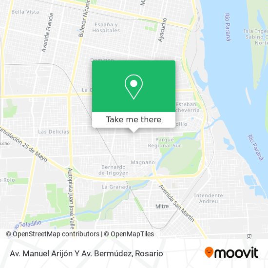 Av. Manuel Arijón Y Av. Bermúdez map