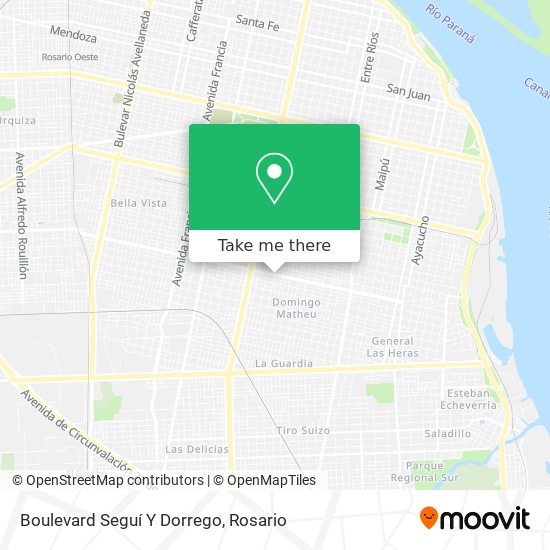 Boulevard Seguí Y Dorrego map