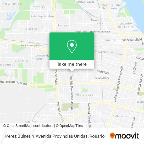 Mapa de Perez Bulnes Y Avenida Provincias Unidas