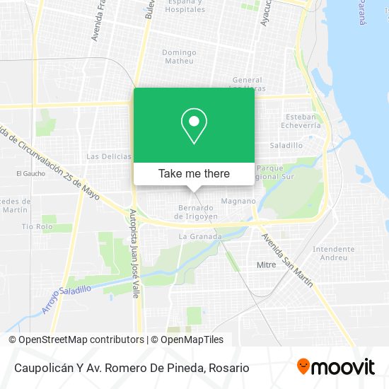 Mapa de Caupolicán Y Av. Romero De Pineda