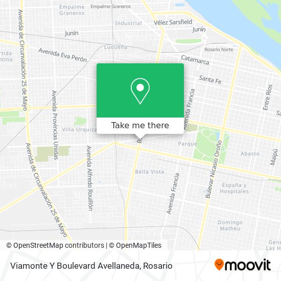 Viamonte Y Boulevard Avellaneda map