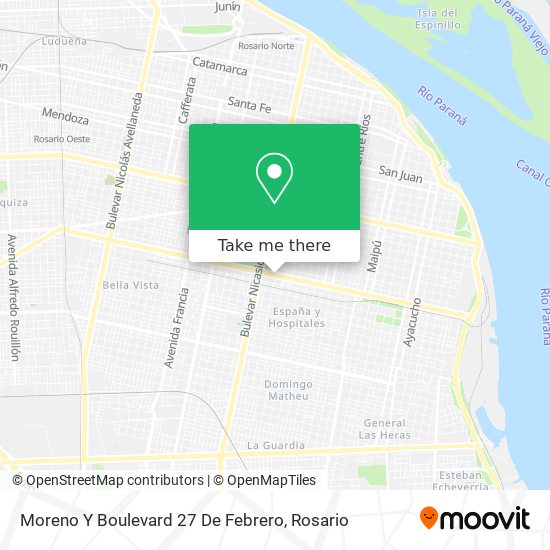 Moreno Y Boulevard 27 De Febrero map