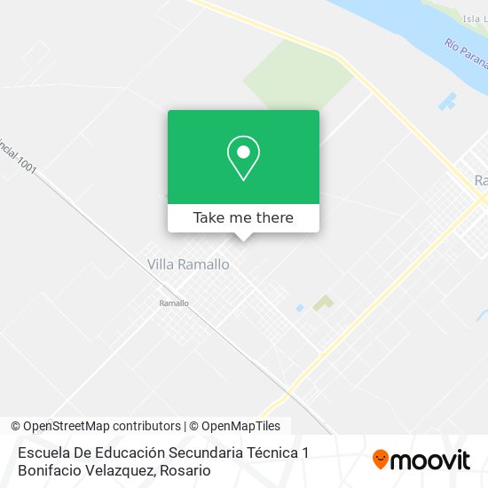 Escuela De Educación Secundaria Técnica 1 Bonifacio Velazquez map