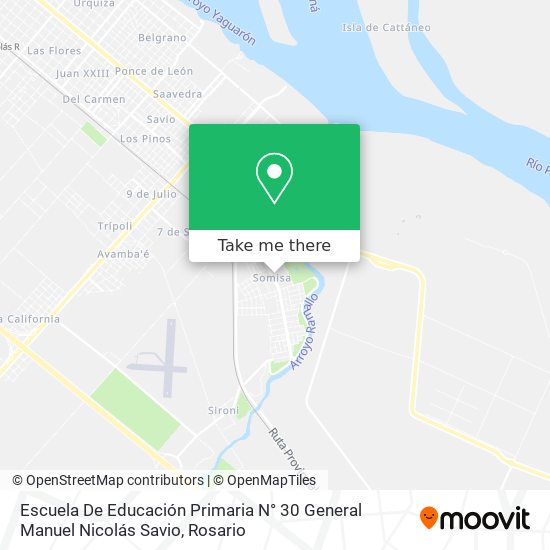 Escuela De Educación Primaria N° 30 General Manuel Nicolás Savio map