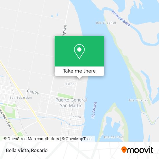 Mapa de Bella Vista