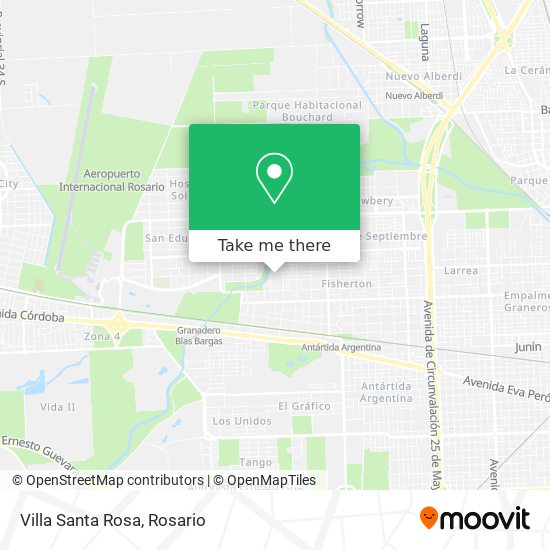 Villa Santa Rosa map