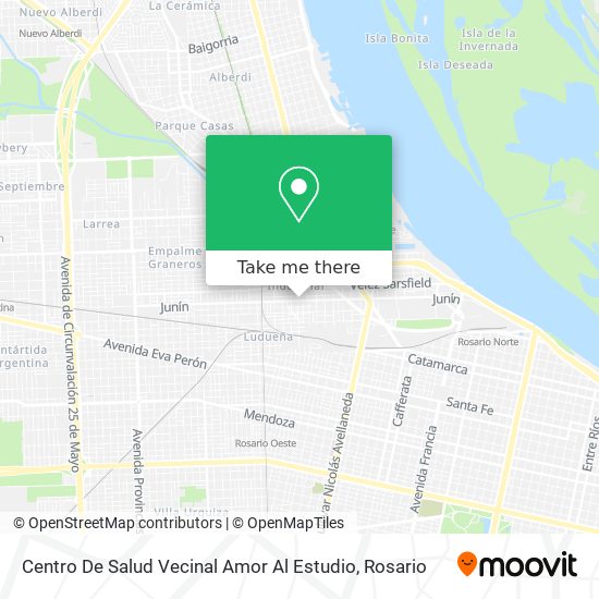 Mapa de Centro De Salud Vecinal Amor Al Estudio