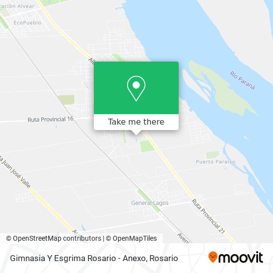 Mapa de Gimnasia Y Esgrima Rosario - Anexo