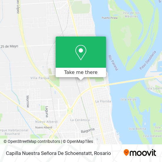 Capilla Nuestra Señora De Schoenstatt map