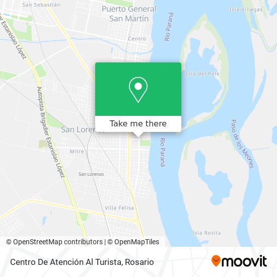 Centro De Atención Al Turista map