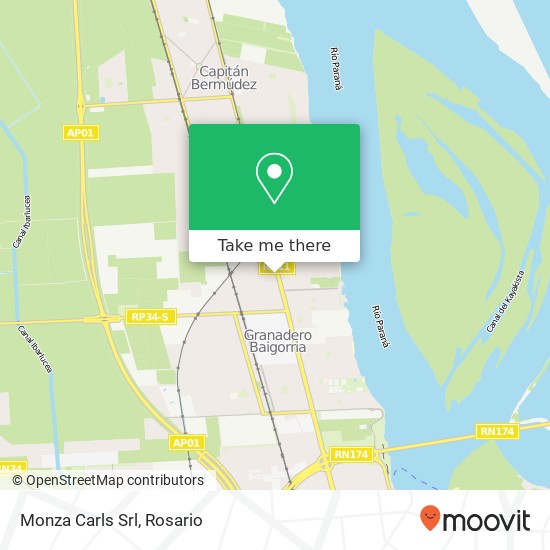 Monza Carls Srl map