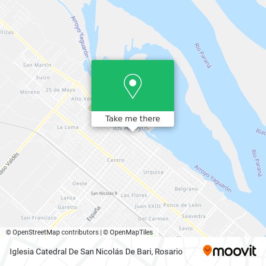 Mapa de Iglesia Catedral De San Nicolás De Bari