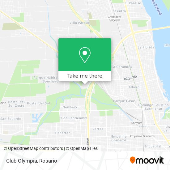 Mapa de Club Olympia