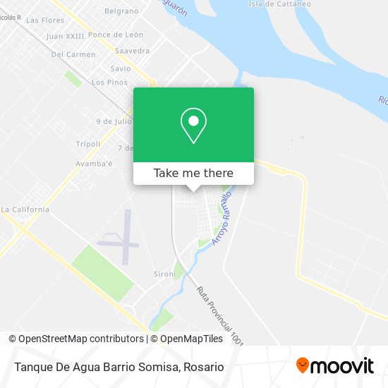 Tanque De Agua Barrio Somisa map