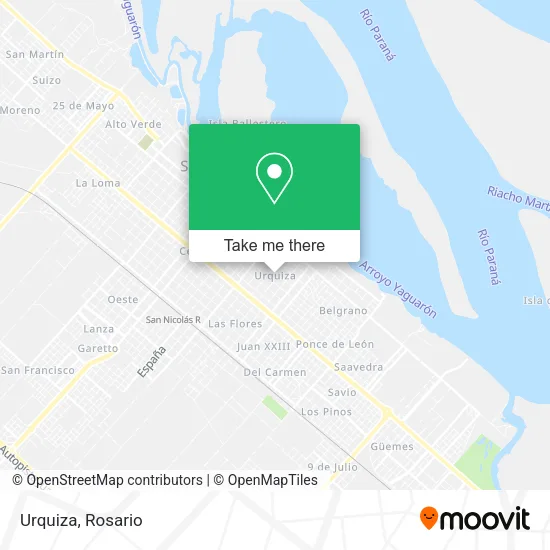 Urquiza map