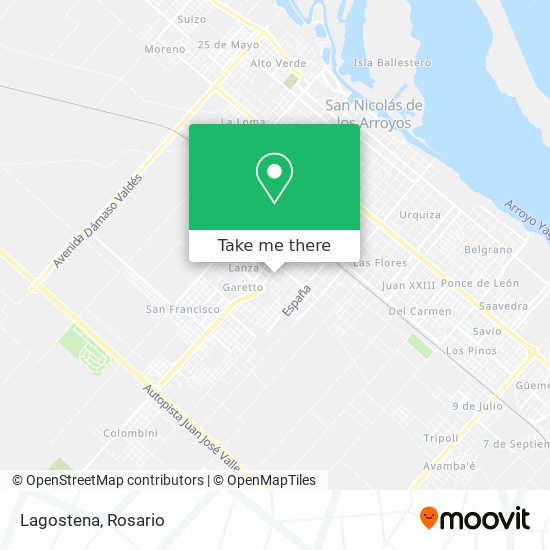 Mapa de Lagostena