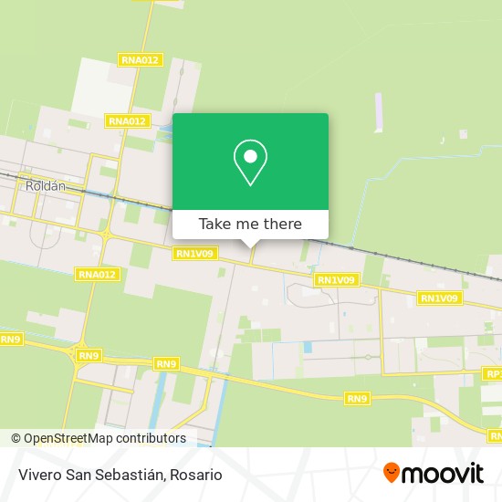 Vivero San Sebastián map