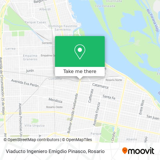 Viaducto Ingeniero Emigdio Pinasco map