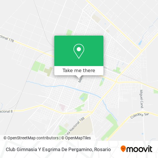 Club Gimnasia Y Esgrima De Pergamino map