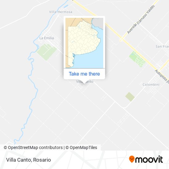 Villa Canto map