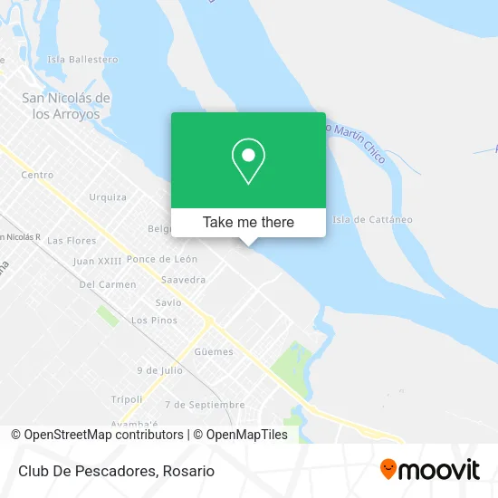 Club De Pescadores map