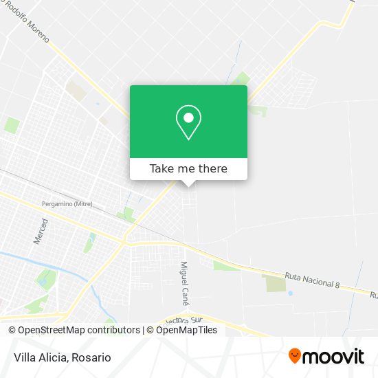 Villa Alicia map