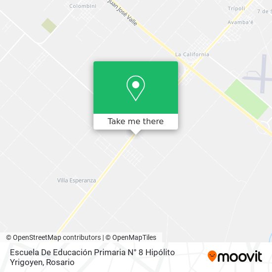 Escuela De Educación Primaria N° 8 Hipólito Yrigoyen map