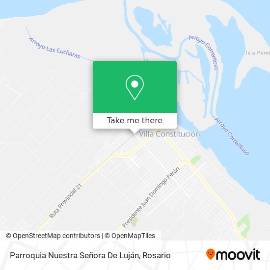 Mapa de Parroquia Nuestra Señora De Luján