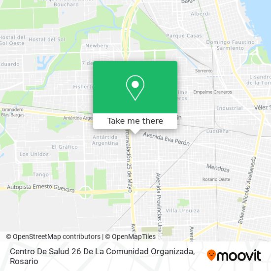 Centro De Salud 26 De La Comunidad Organizada map