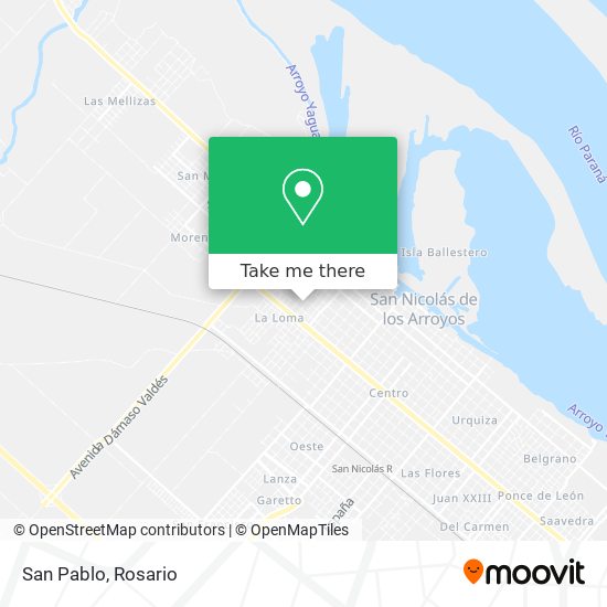 San Pablo map