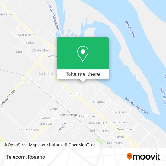 Telecom map