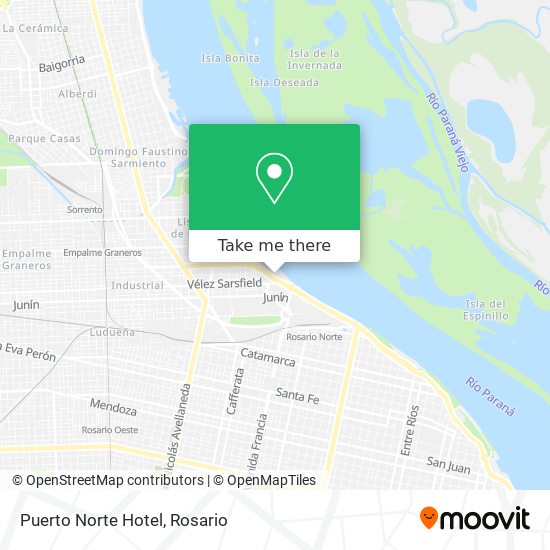 Puerto Norte Hotel map