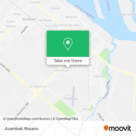 Mapa de Avambaé