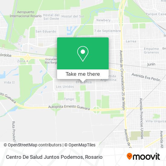 Mapa de Centro De Salud Juntos Podemos